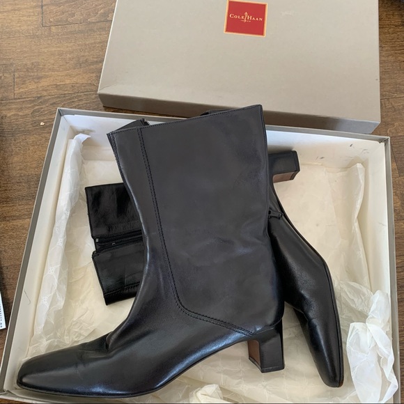 Cole Haan Shoes - Cole Haan black boots in box